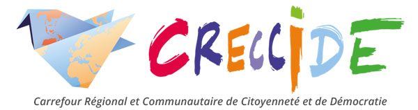 Creccide asbl Carrefour Régional et Communautaire de Citoyenneté et de Démocratie Logo